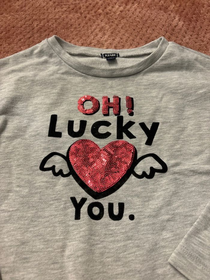 Pull excellent état fille taille 8 ans Kiabi - photo numéro 2