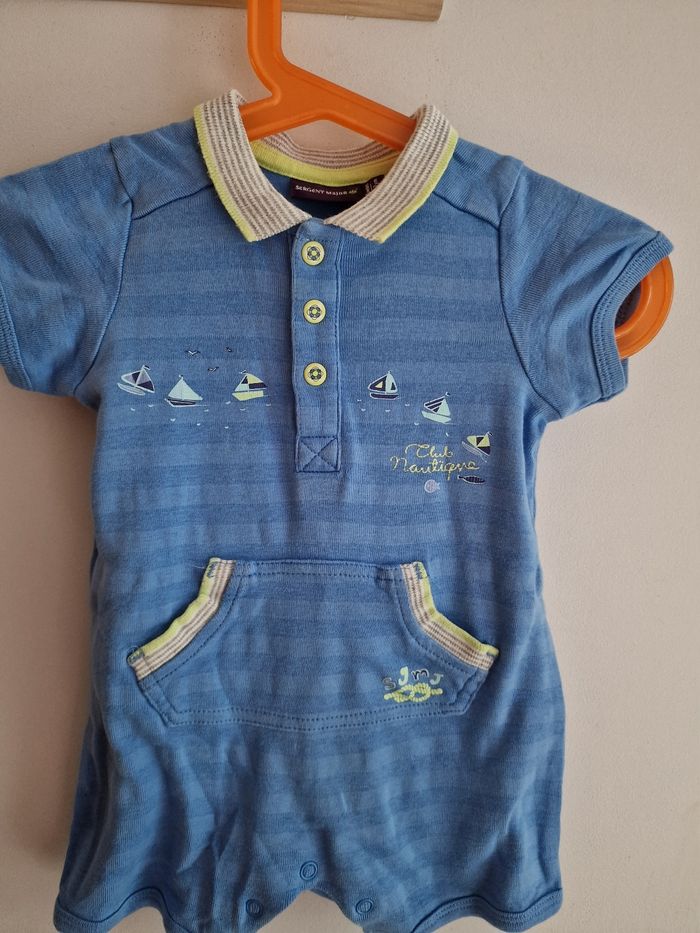 Combinaison bébé garçon 6 mois sergent major - photo numéro 2