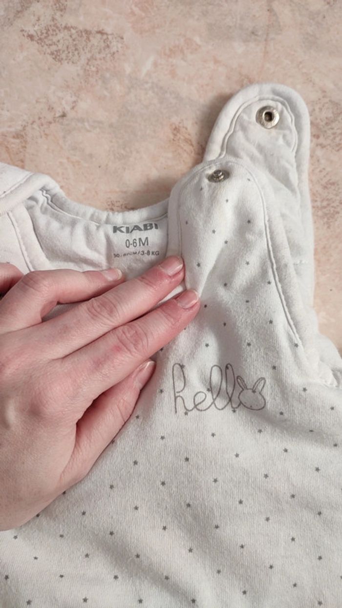 Gigoteuse kiabi Hello blanche - photo numéro 2