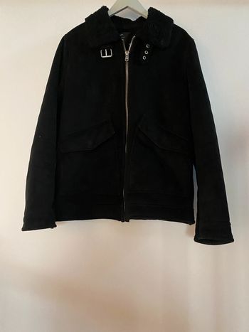 Veste Bershka effet suedé peau de pêche taille M