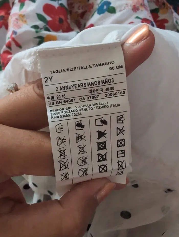 Robe à volant Benetton 2 ans - photo numéro 4