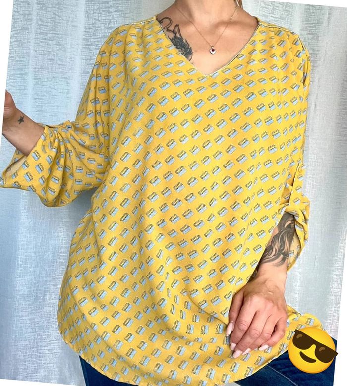 Blouse manches 3/4 taille 4 - Christy