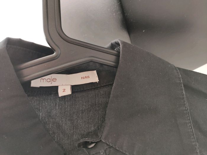 Chemise Maje noire - photo numéro 2