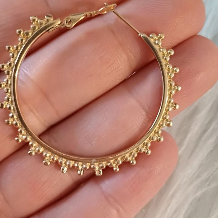 Boucle d'oreilles ikita en acier inoxydable - photo numéro 3