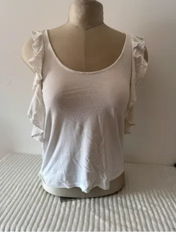 Débardeur blanc taille XS
