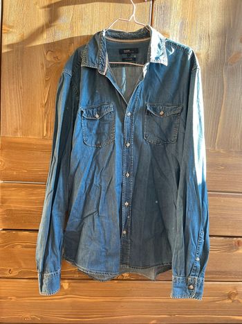 Chemise en jean coupe fitted Jules