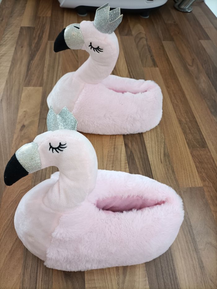 Jolis chaussons princesse flamand rose 34-35 Tissaia - photo numéro 5