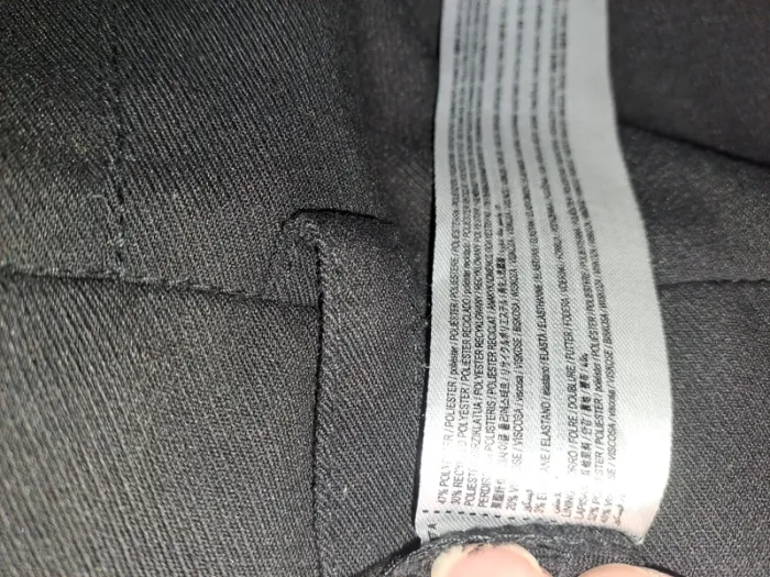 Pantalon femme Mango jambes larges comme neuf 34 noir - photo numéro 6