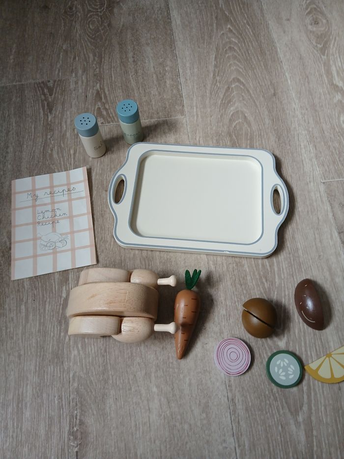 Jouet dînette poulet rôti Zara home en bois - photo numéro 4