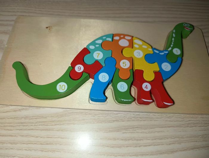 Puzzle dinosaure . Complet - photo numéro 5