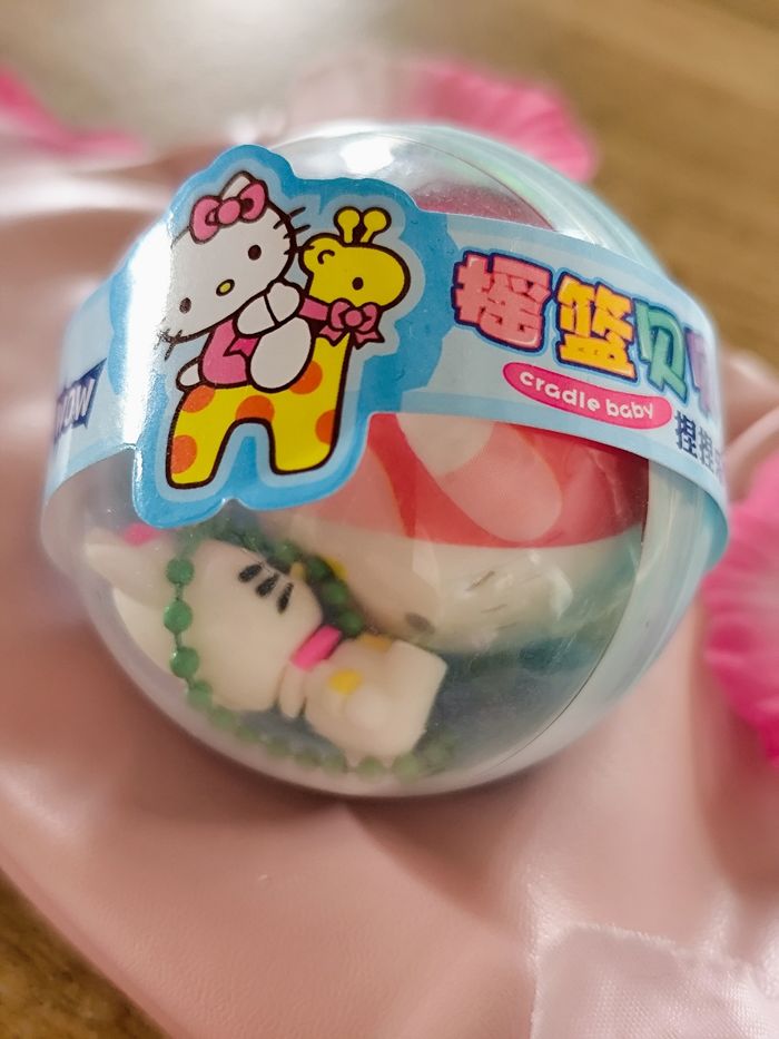 figurine fluffy sanrio kawaii hello kitty et figurine porte clé - photo numéro 3