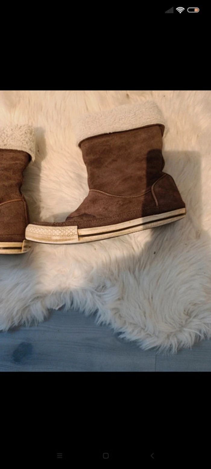 Bottines fourrées t 37.5 marque converse - photo numéro 4