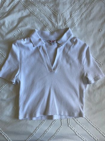 Crop top col v