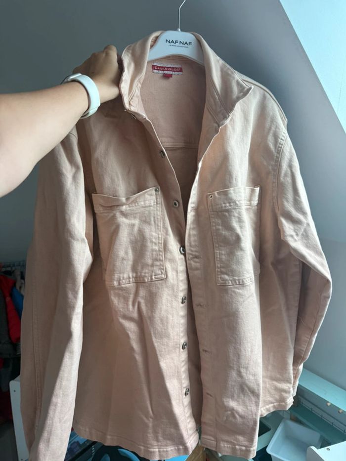 Veste en jean rose - photo numéro 2
