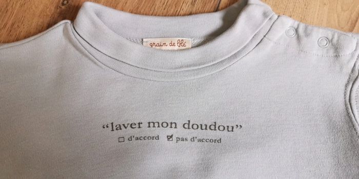 Tee shirt manches longues grain de ble - photo numéro 3