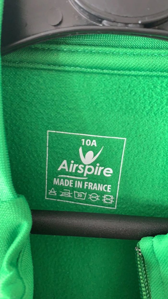 Veste sport foot verte Wimereux Airspire 10 ans - photo numéro 4