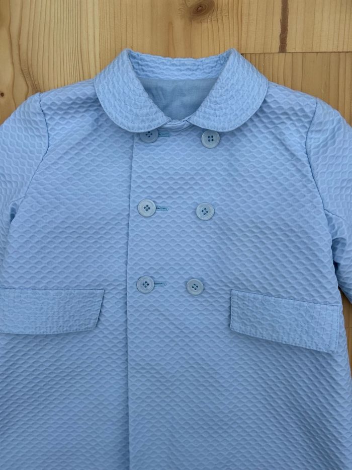 Manteau classique bleu ciel, 2 ans - photo numéro 3