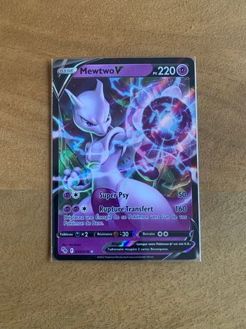 Carte Pokemon Mewtwo V 030/078