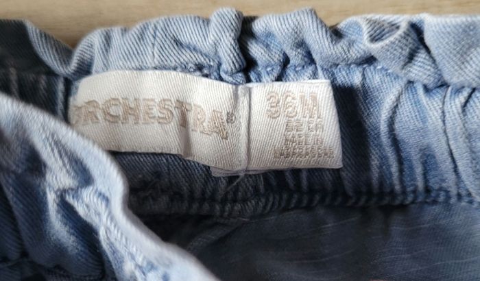 Ensemble t-shirt manches longues et jeans paperbag taille 36 mois - photo numéro 9