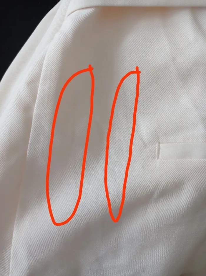 Magnifique short blanc cassé avec ceinture intégrée T.42 H&M - photo numéro 6