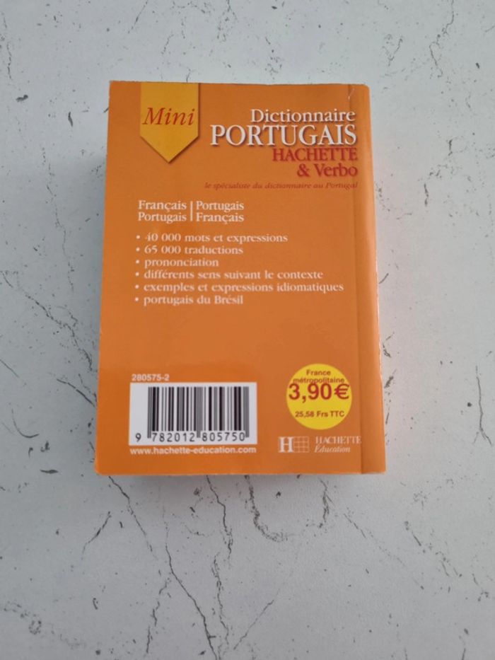 Mini Dictionnaire francais portugais /portugais français - photo numéro 2