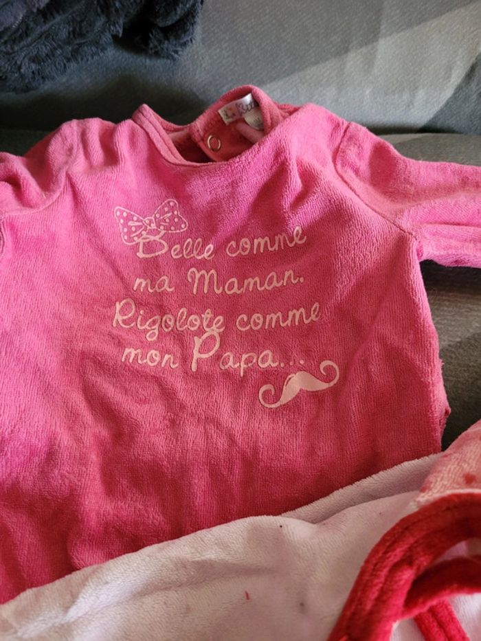 Lot de 3 pyjamas 1 mois - photo numéro 2