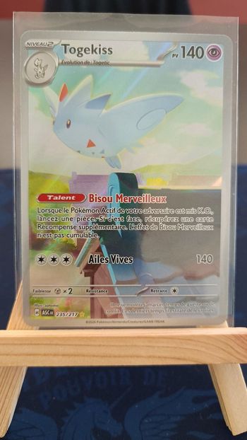 Togekiss 235/217 Pokémon Héros Transcendants ME2.5 ASC