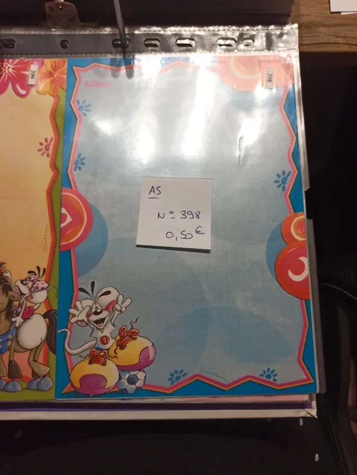 Feuille Diddl A5 398 0,50€