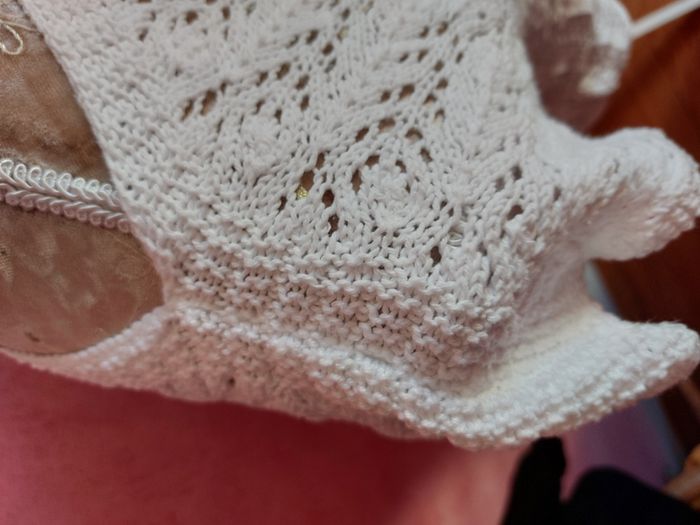 Pull maille ajourée sans manches taille 38-40 - photo numéro 7