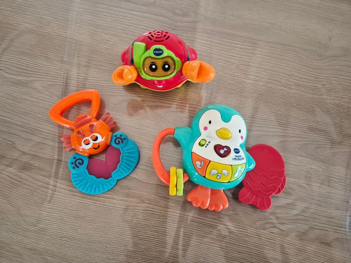 🦀🐧 Lot de jouets sur le thème de la mer – Crabe, Pingouin & Sous-marin - photo numéro 3