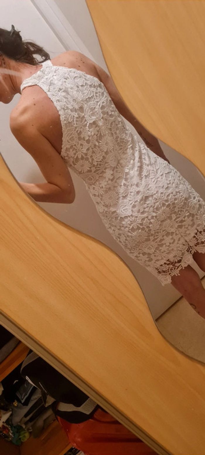 Robe blanche taille s - photo numéro 3