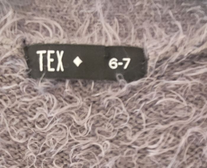 Gilet fourrure grise pour fille marque tex - photo numéro 3