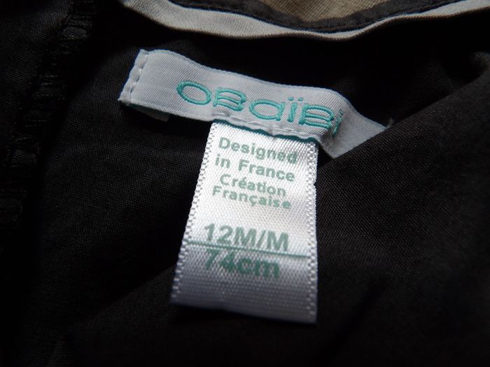 Robe noire - Obaibi - 12 mois - photo numéro 5