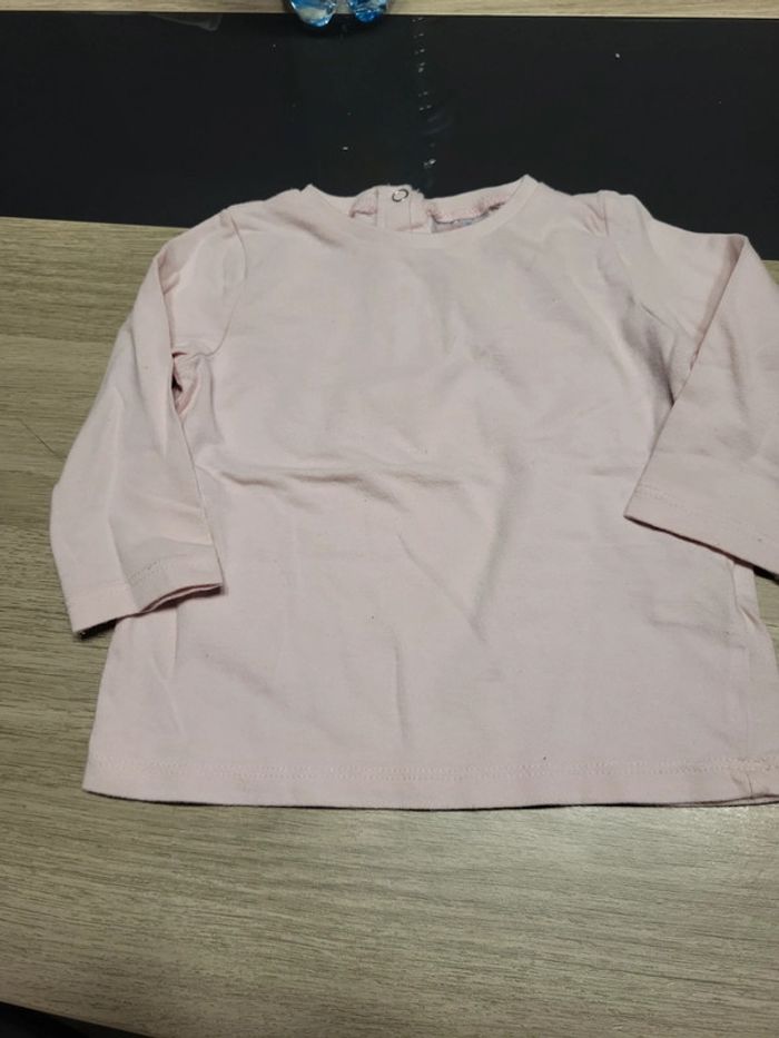 Tee shirt fille 12 mois ,Manon & Valentin