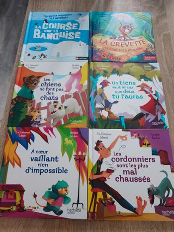 Lot 6 petits livres enfants lecture du soir