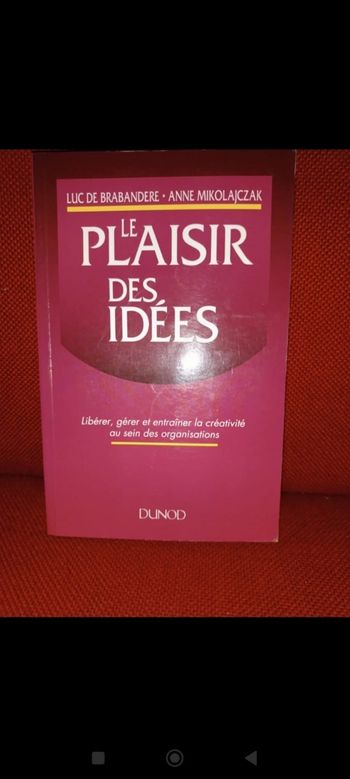 Le plaisir des idees