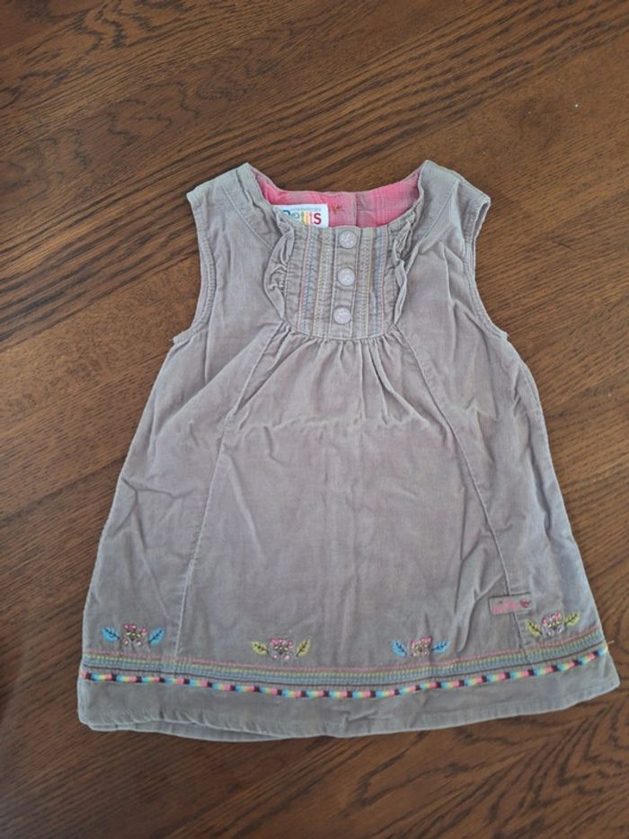 Robe velours 6 Mois