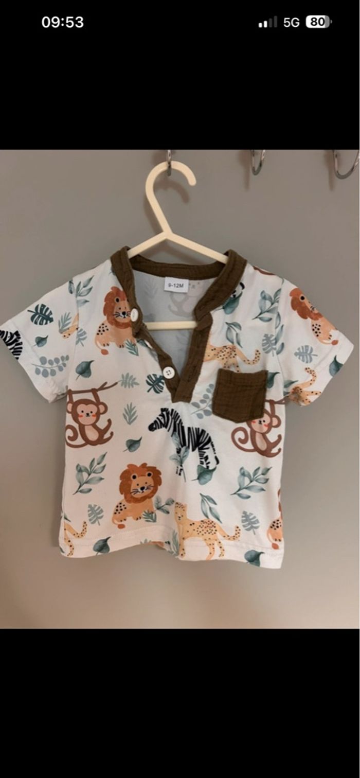 3 tee shirt garçon 12 mois - photo numéro 7