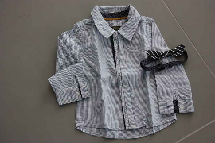 Chemise et noeud papillon 18 mois Tape à l'Oeil