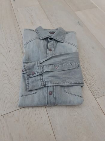 Veste chemise légère imitation jean taille M