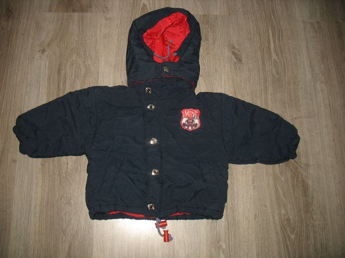 DOUDOUNE A CAPUCHE MARINE BÉBÉ GARÇON "MINI TEENCOOL" - 6 MOIS - n°01 - photo numéro 2