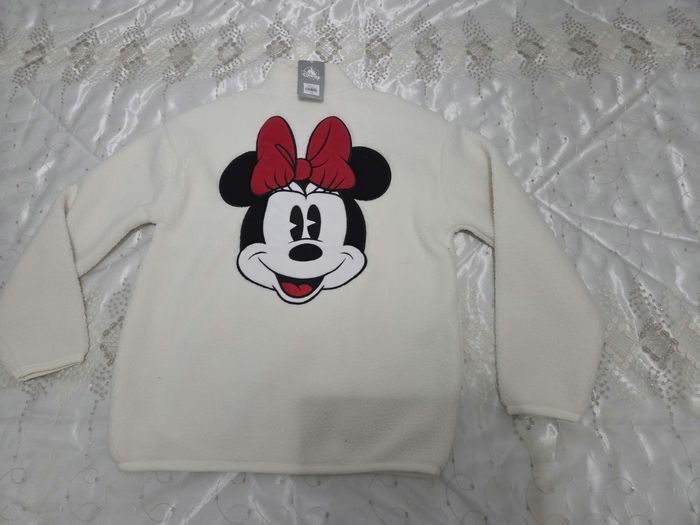 Sweat Polaire logo Disneyland Paris Minnie taille S +1 cadeau Disney offert