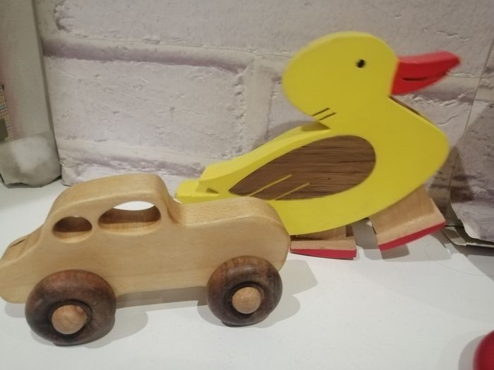 Gros lot jouets en bois éveil de bébé - photo numéro 2