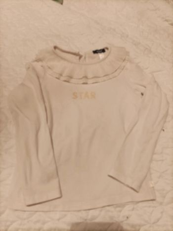 T shirt Okaïdi 5 ans Star et col pierrot