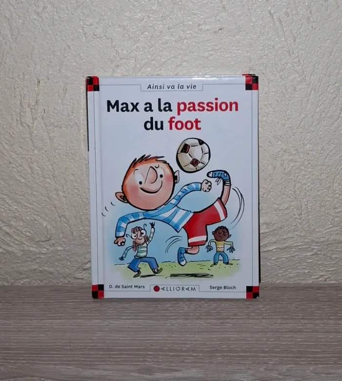 Livre Max et Lili à la passion du foot