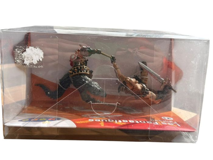 Coffret deux figurines guerriers Animaux Les Fantastiques Papo neuf - photo numéro 5