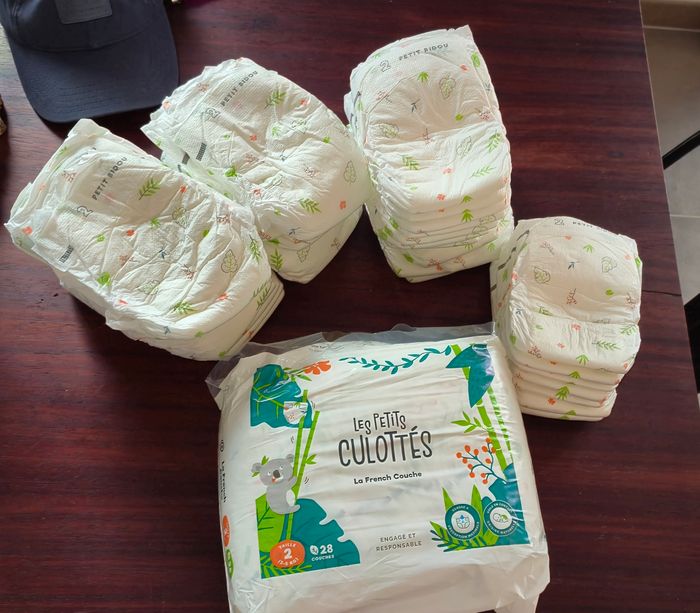 Lot couche taille 2 les petits culottés - photo numéro 2