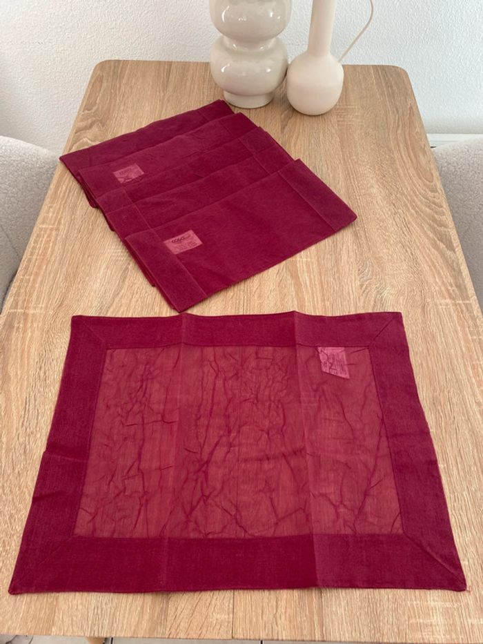 Set de table Casa prune 6 pièces - photo numéro 2