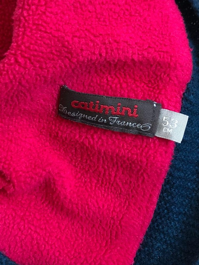 Ensemble bonnet 53 cm et écharpe T-1 en laine et micro polaire Catimini T-3/5 ans - photo numéro 3