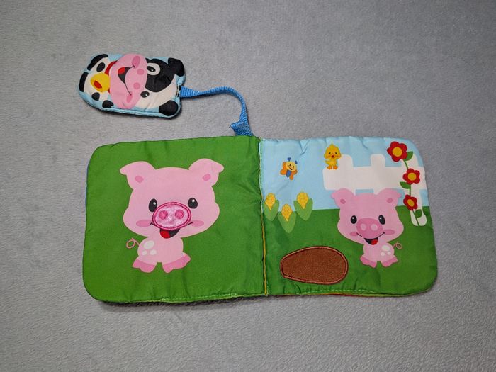 Livre tissu - Animaux de la ferme - photo numéro 2